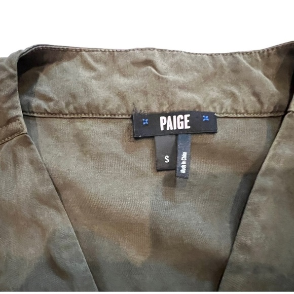Paige Women's Haidee Dress Forest Night Size Small - Picture 11 of 13